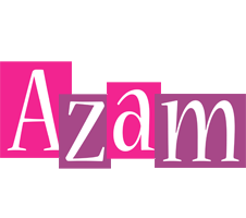 Azam whine logo