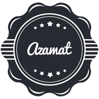 Azamat badge logo