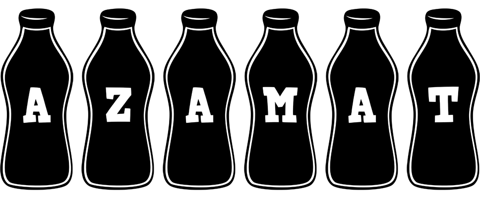 Azamat bottle logo