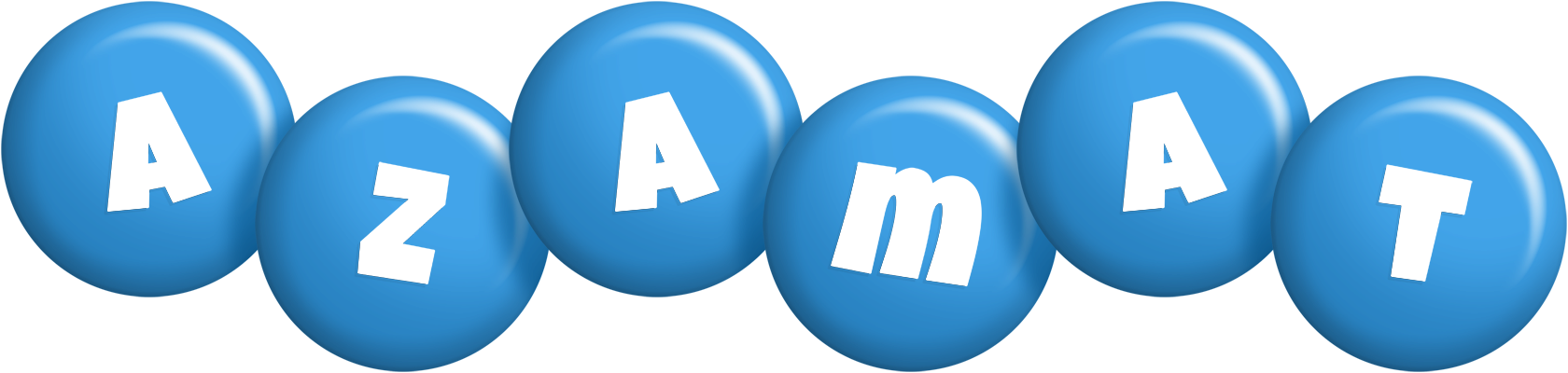 Azamat candy-blue logo