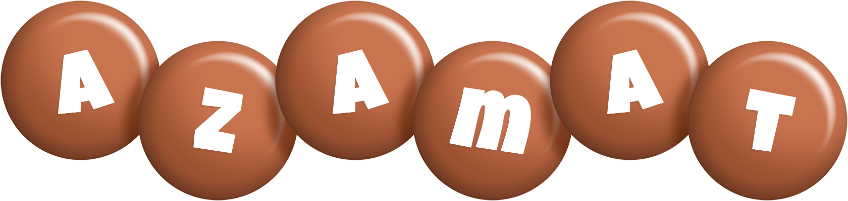 Azamat candy-brown logo