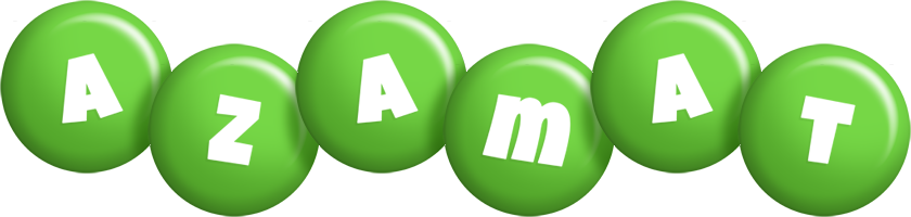 Azamat candy-green logo