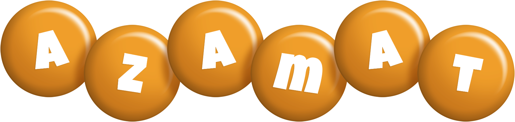Azamat candy-orange logo