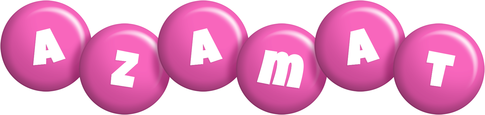 Azamat candy-pink logo