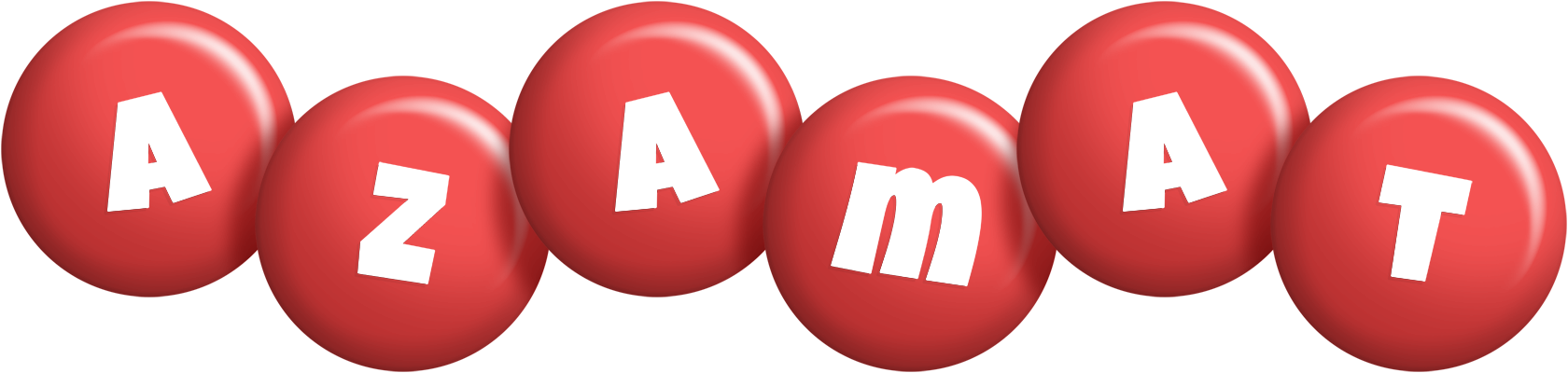 Azamat candy-red logo