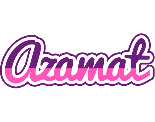 Azamat cheerful logo