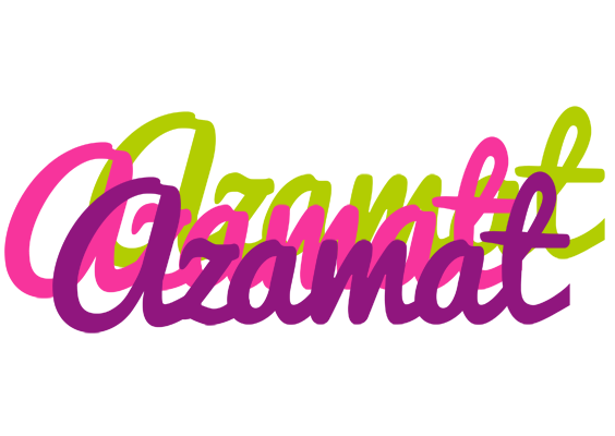Azamat flowers logo
