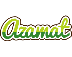 Azamat golfing logo