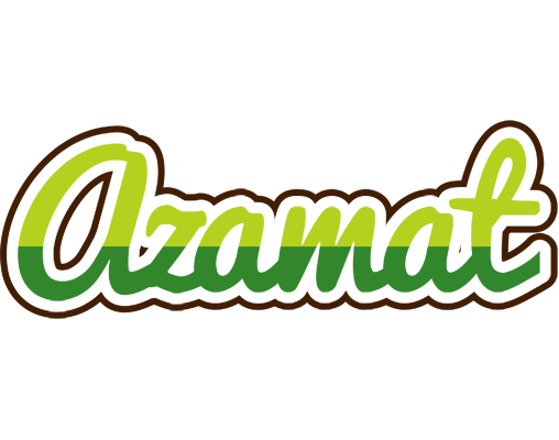 Azamat golfing logo