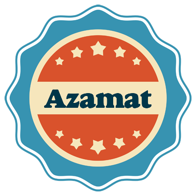 Azamat labels logo