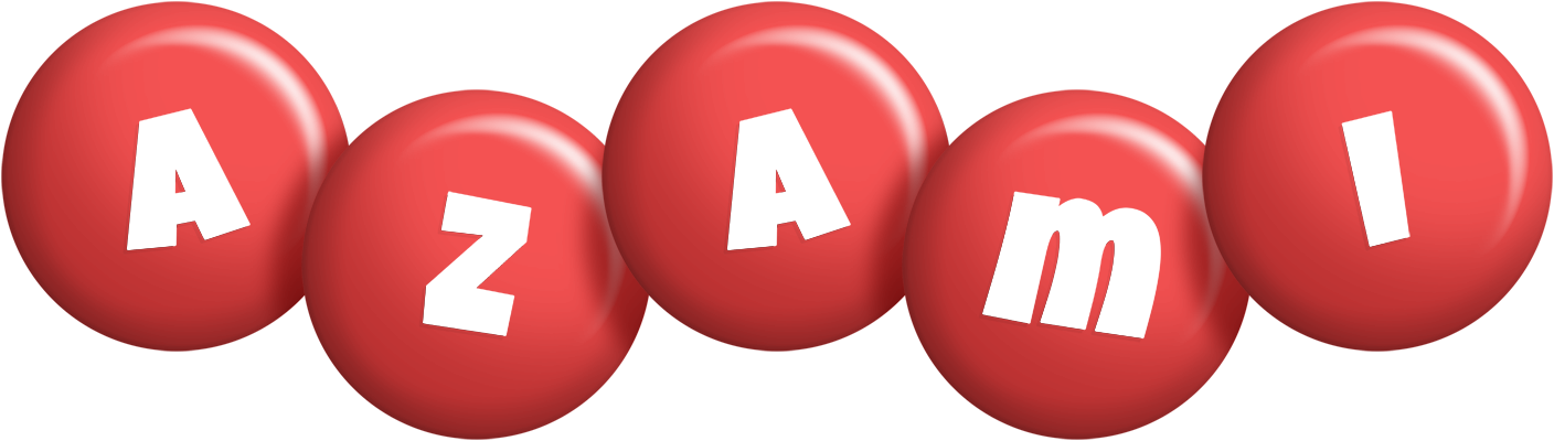 Azami candy-red logo