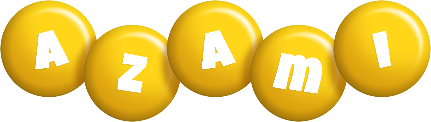 Azami candy-yellow logo