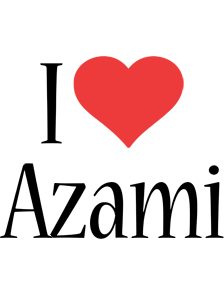 Azami i-love logo