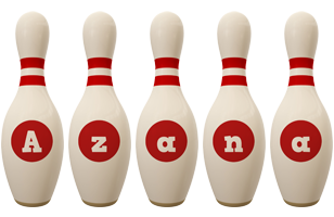 Azana bowling-pin logo