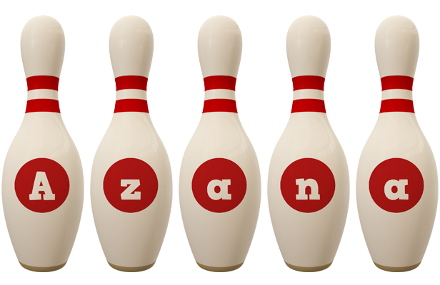 Azana bowling-pin logo