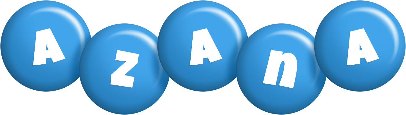 Azana candy-blue logo