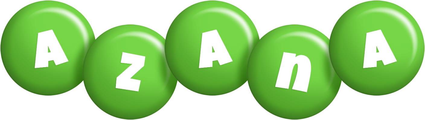Azana candy-green logo