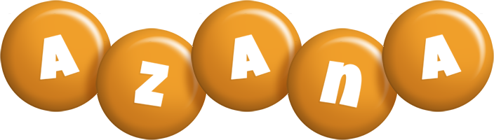 Azana candy-orange logo