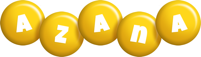 Azana candy-yellow logo