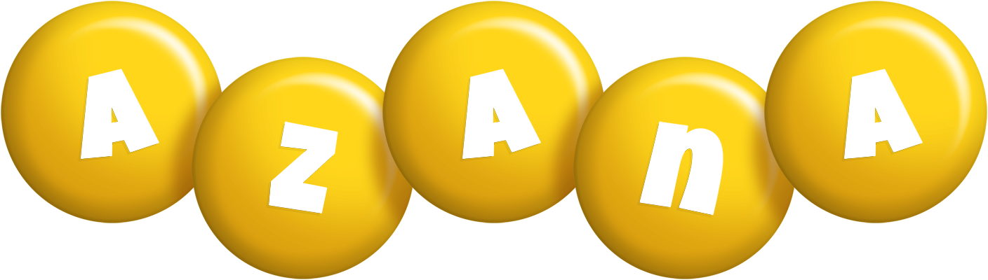 Azana candy-yellow logo