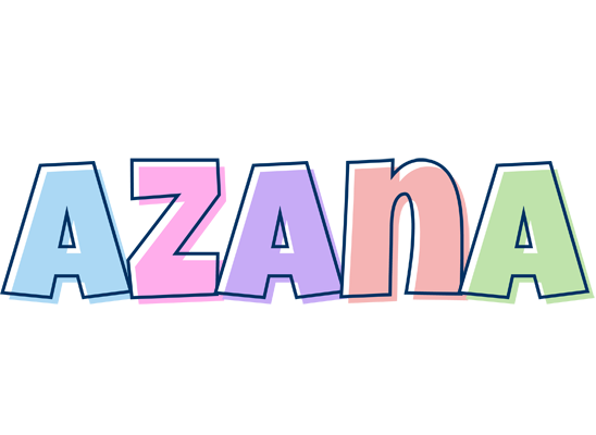 Azana pastel logo