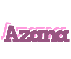 Azana relaxing logo