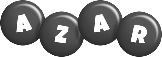 Azar candy-black logo