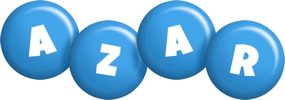 Azar candy-blue logo
