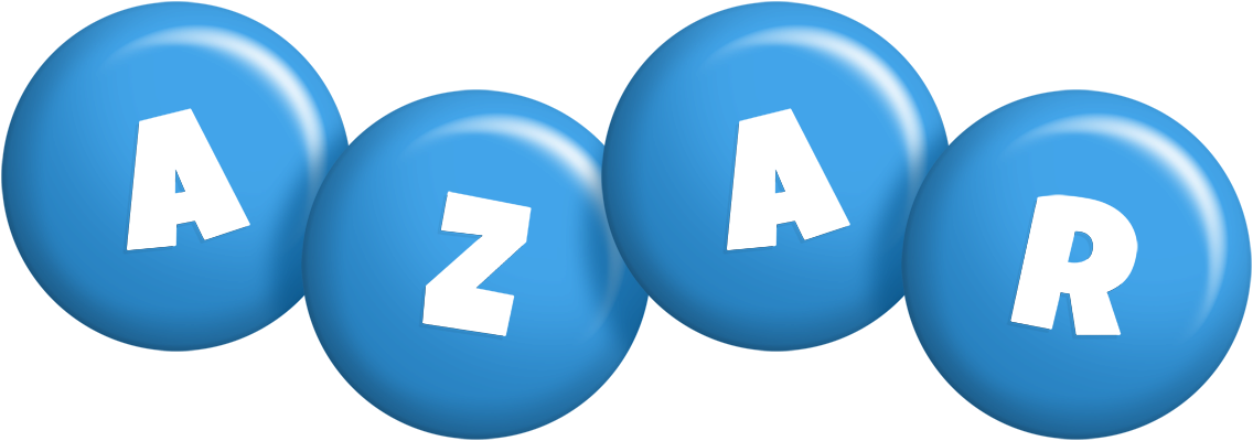 Azar candy-blue logo