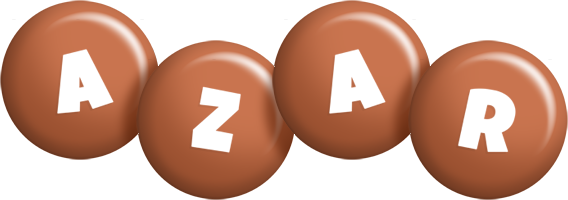 Azar candy-brown logo