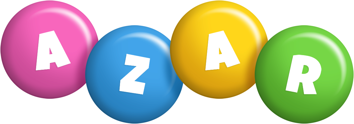 Azar candy logo
