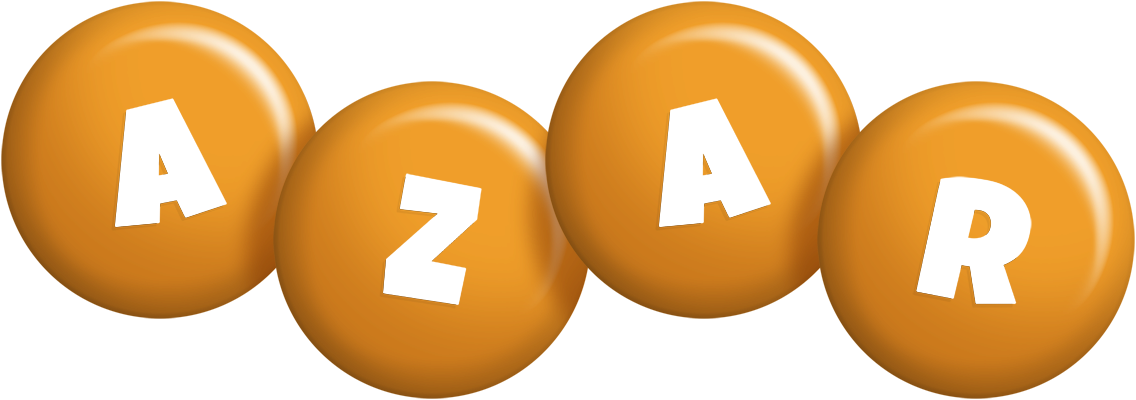 Azar candy-orange logo