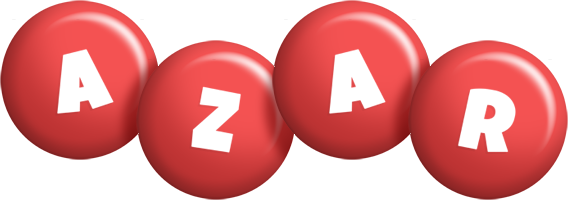 Azar candy-red logo