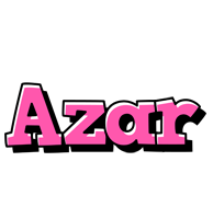 Azar girlish logo