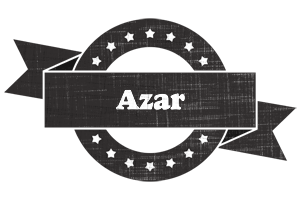Azar grunge logo