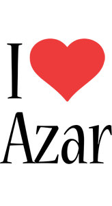 Azar i-love logo