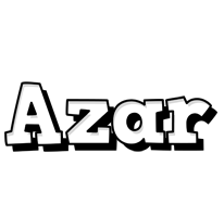 Azar snowing logo