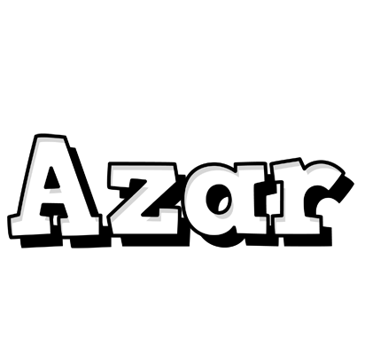 Azar snowing logo