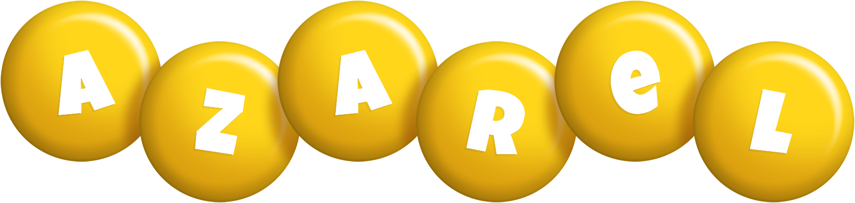 Azarel candy-yellow logo