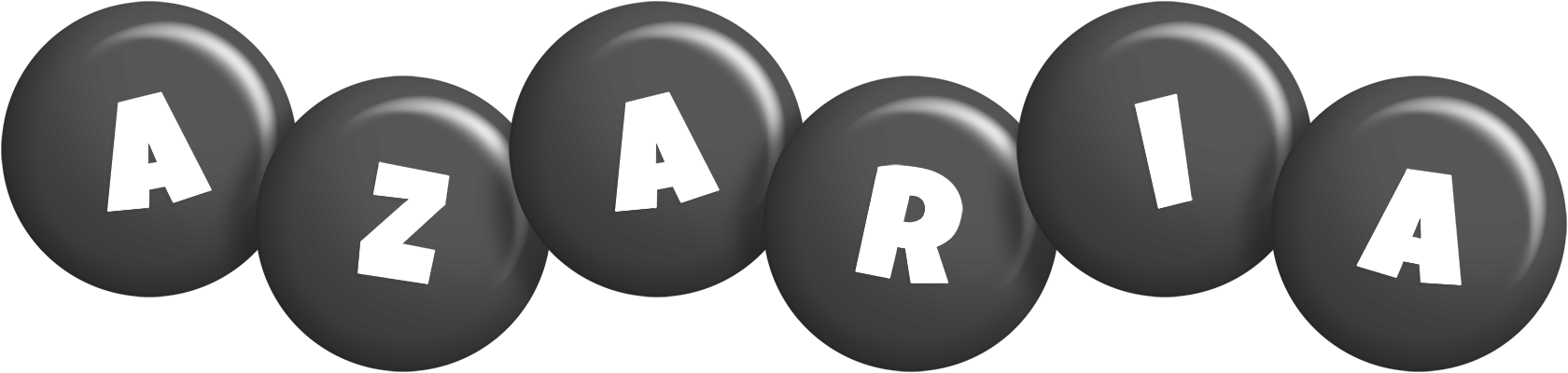 Azaria candy-black logo