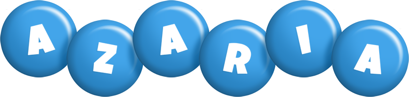 Azaria candy-blue logo