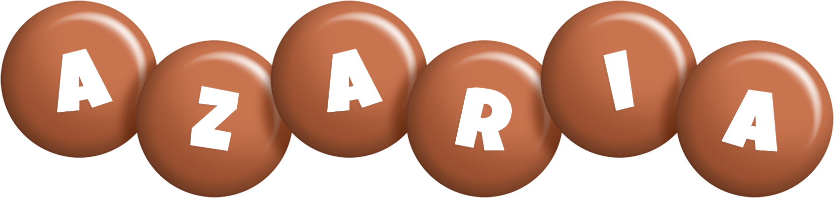 Azaria candy-brown logo