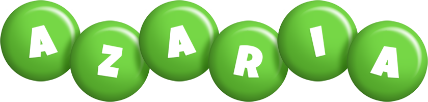 Azaria candy-green logo