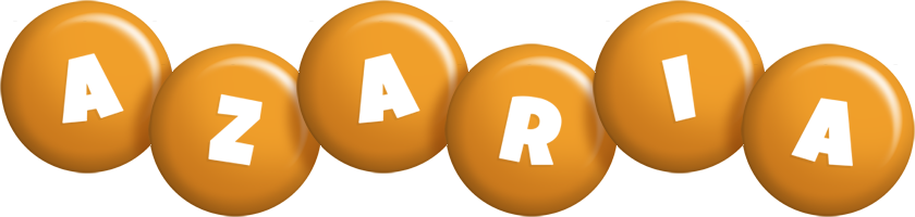 Azaria candy-orange logo