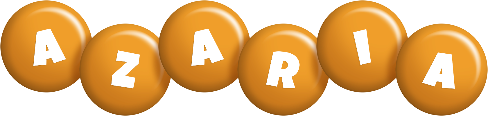 Azaria candy-orange logo