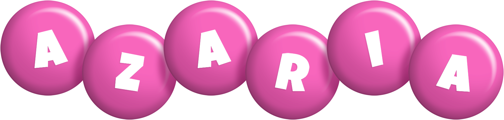 Azaria candy-pink logo
