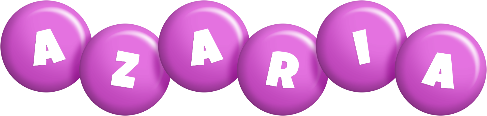 Azaria candy-purple logo