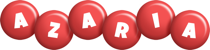 Azaria candy-red logo