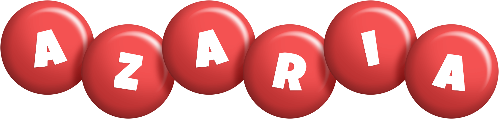 Azaria candy-red logo
