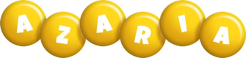 Azaria candy-yellow logo